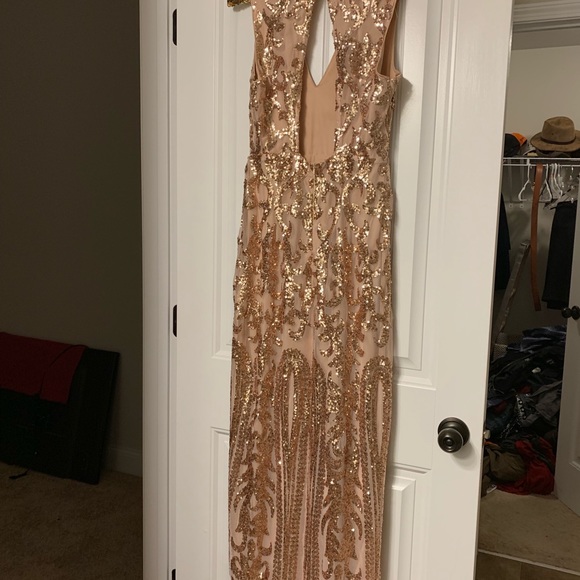 Rose Gold Formal Gown - Picture 6 of 7